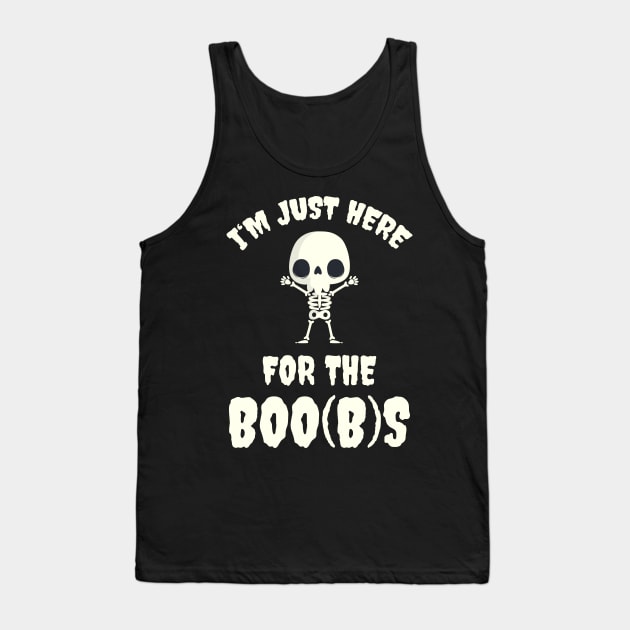 Funny Skeleton Tank Top by ninarts